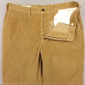 Orvis Pants Mens 36 Tan Corduroy Classic Fit Straight Leg Casual 100% Cotton